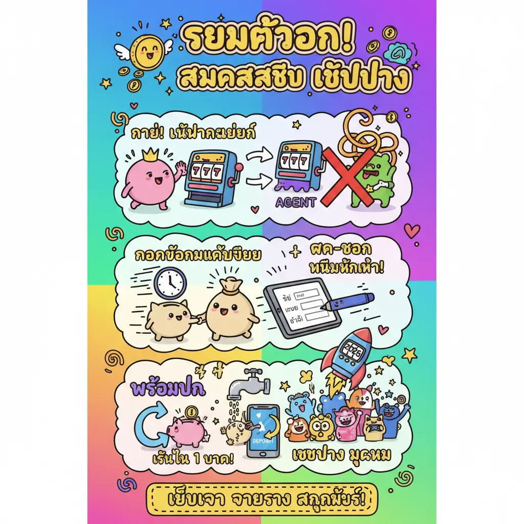 เว็บตรง สล็อต ฝากถอน ไม่มี ขั้นต่ำ 1 บาท ก็ ถอนได้ - การสมัครสมาชิก