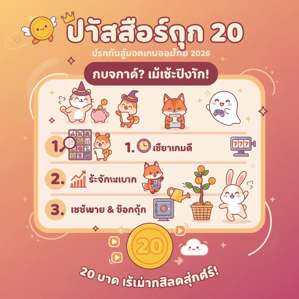 วิธี ปั่นสล็อตทุน 20 - การพนันออนไลน์