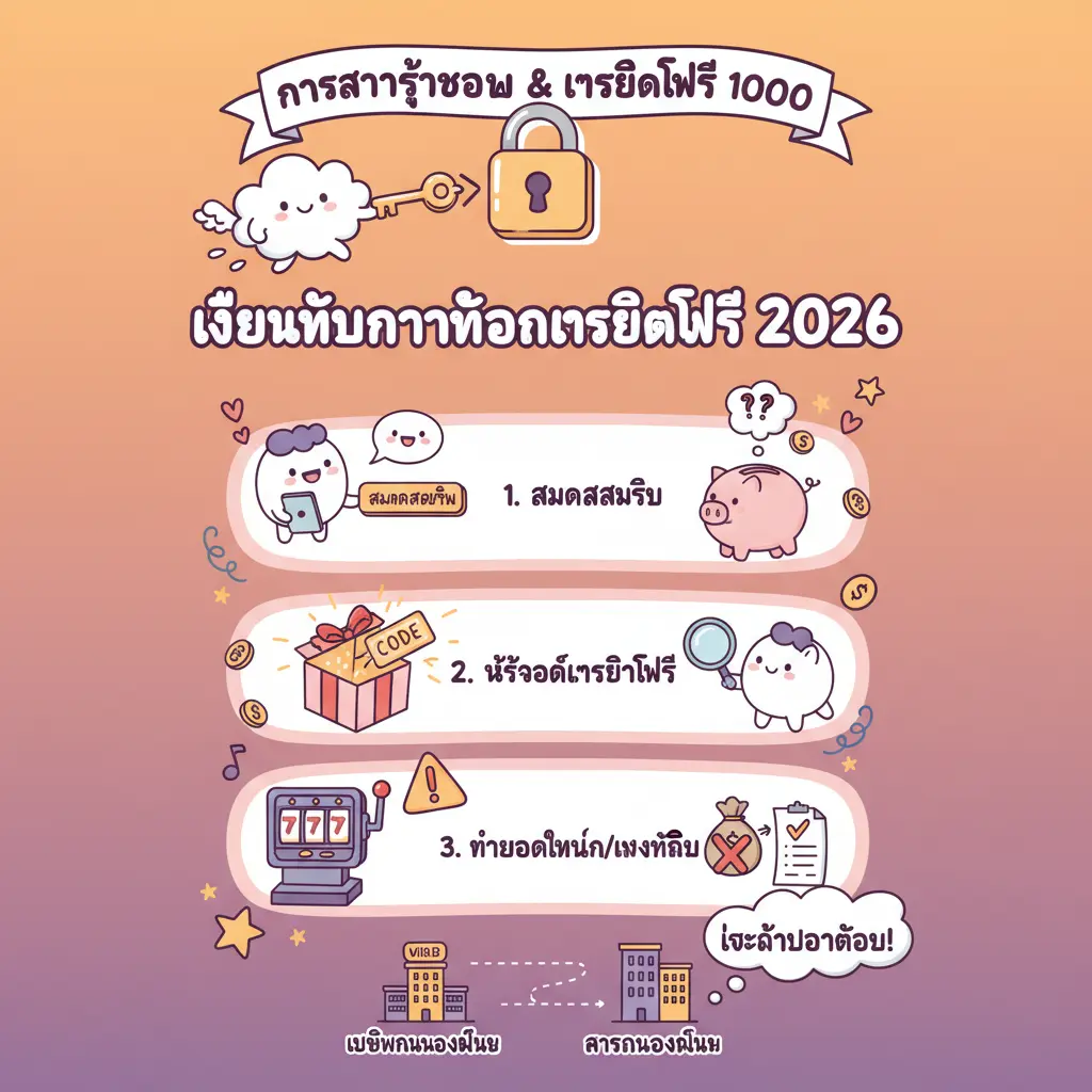 เครดิตฟรี 1000 - การเข้าสู่ระบบ