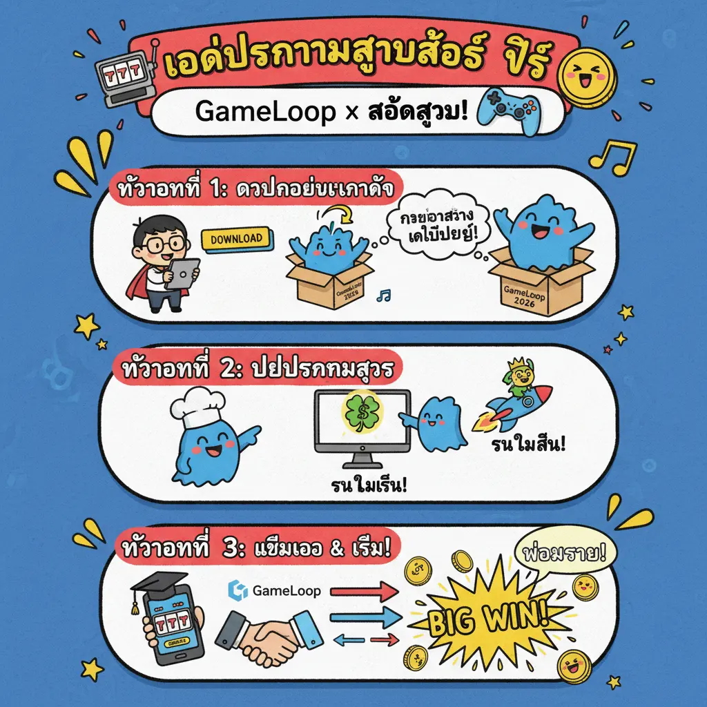 โหลดโปรแกรมสูตรสล็อต ฟรี - GameLoop