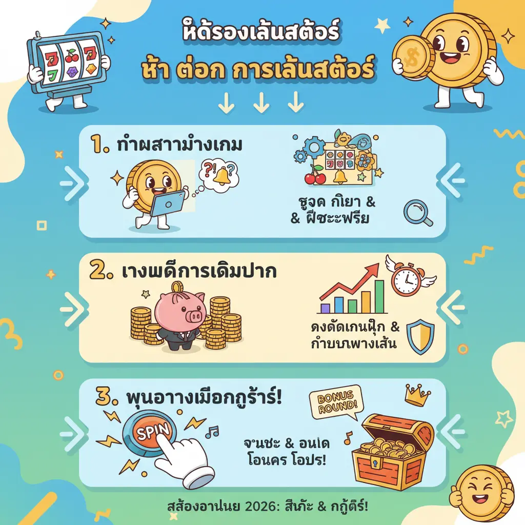 ขั้น ตอน การเล่นสล็อต - ทดลองเล่นสล็อต