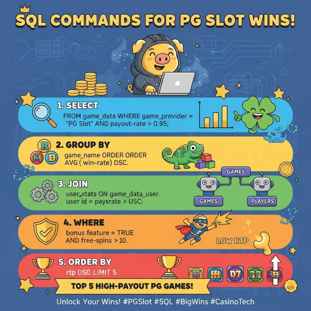 อัตราการชนะ สล็อต pg - SQL command